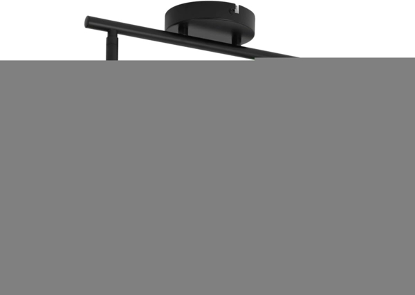 Qazqa LED Aufbaustrahler Laura, ohne Leuchtmittel, E27, Grau, Art Deco, Glas, 2-flammig Bild 6