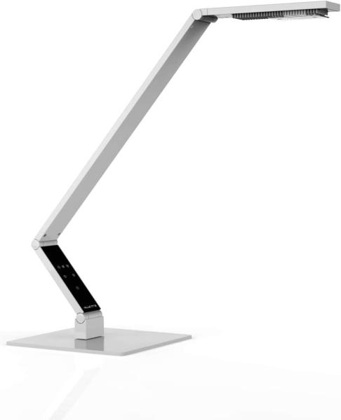 Luctra Tischleuchte Table Linear Base eckig mit Fuß Aluminium weiß