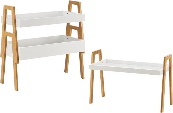 Standregal Hitra 3-tlg. Bambus [en. casa] Bild 4