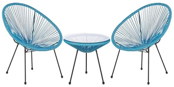Bistro Set ACAPULCO II Blau