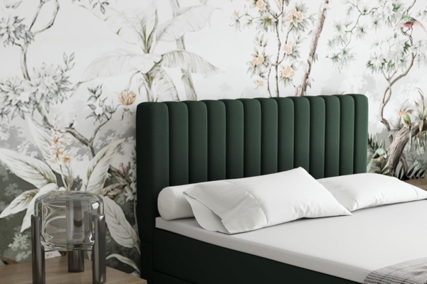 PANDA MÖBEL GmbH Boxbett Komfortables Boxbett EVEREST mit Bettkasten und Topper, 140x200, 160x200, 180x200, Boxbett mit Bettkasten und Topper Bild 6