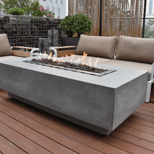 Elementi Gasfeuerstelle "Granville" in Beton-Optik