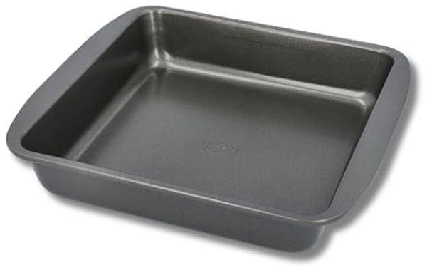 Birkmann Easy Baking Brownieform, Brownie Backform, Kuchenbackform, Kuchenform, Karbonstahl, 23x23 cm, 881662