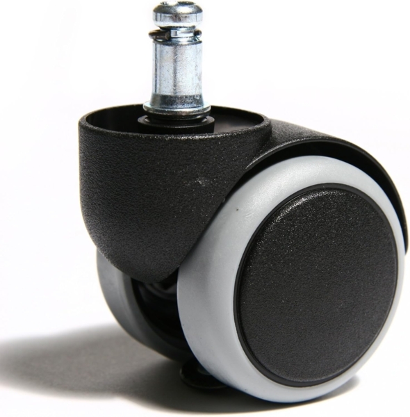 Topstar Open Art Junior, Bürostuhl, Schreibtischstuhl für Kinder und Jugendliche, royal blau & 6991 Rollenset, Hartbodenrollen für Bürostuhl, Rollenset = 5 Rollen für Schreibtischstuhl, schwarz Bild 6