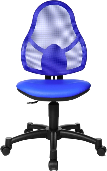 Topstar Open Art Junior, Bürostuhl, Schreibtischstuhl für Kinder und Jugendliche, royal blau & 6991 Rollenset, Hartbodenrollen für Bürostuhl, Rollenset = 5 Rollen für Schreibtischstuhl, schwarz Bild 2
