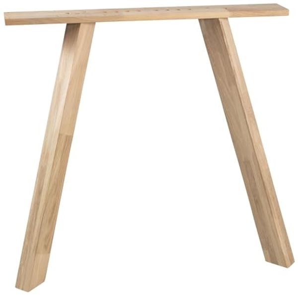 WOOOD Tablo Tischbeine Set montierbar in 3 positionen Eiche [fsc] (2er-Set)