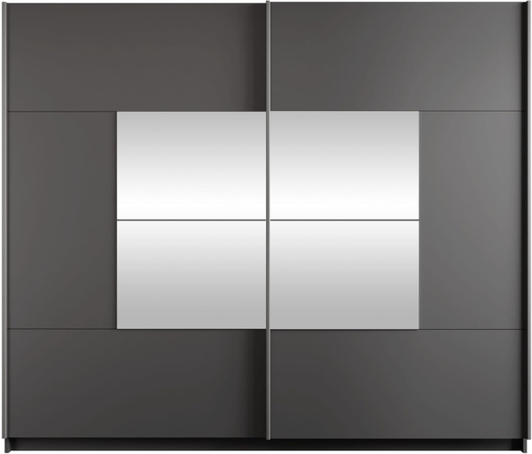 Kleiderschrank Boflet 250 (Farbe: Graphit)