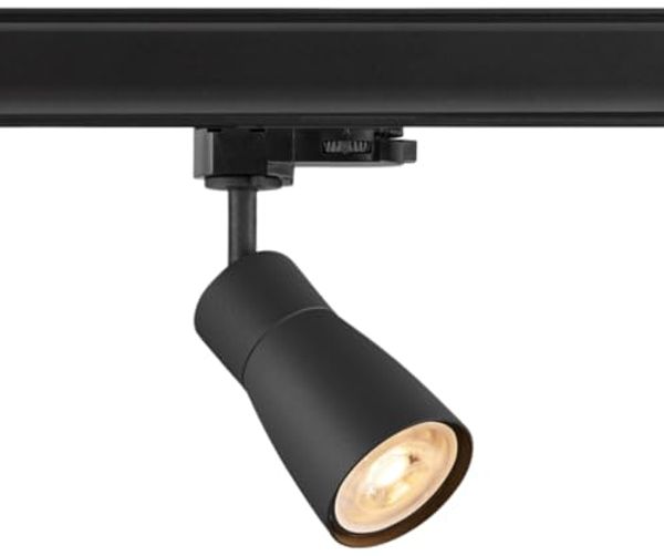SLV PURI 2.0 Dome, 3~ Spot, GU10, 1x max. 6W, schwarz - Leuchten mit 3 Phasen Adapter 230V