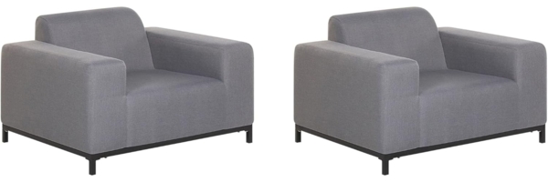 Sessel ROVIGO Stoff Grau