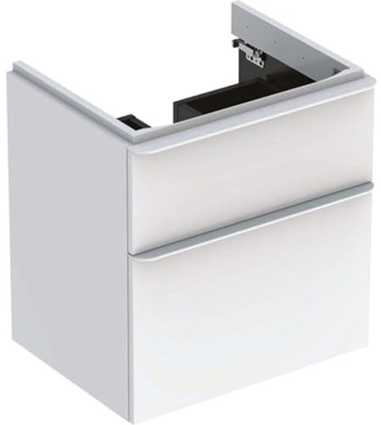 GEBERIT SMYLE SQUARE Waschbeckenunterschrank 58,4 cm breit, Weiß