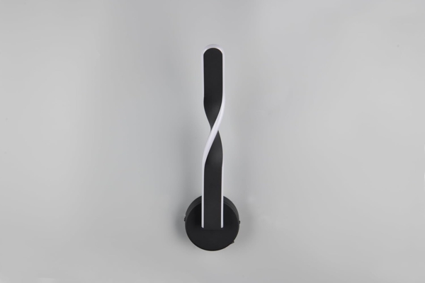 LED Wandleuchte GINKO für innen modern mit Schalter, Schwarz, Höhe 45cm Bild 10