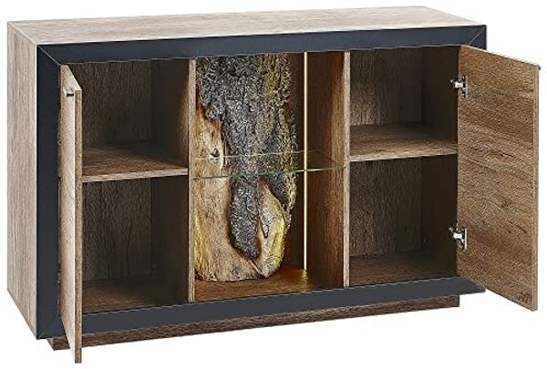 Sideboard MARANA 75 cm Heller Holzfarbton Bild 6
