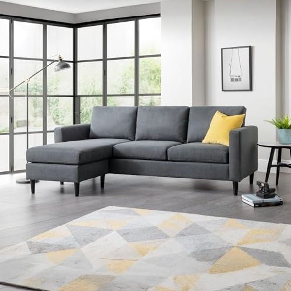 Julian Bowen Marant Ecksofa, Grau