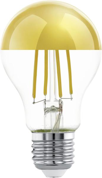 Eglo 110031 LED Filament Leuchtmittel E27 L:10. 6cm Ø:6cm 2700K klar, gold