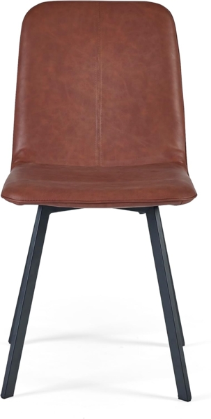 Julian Bowen 2er-Set Goya-Stühle, Braun Bild 5