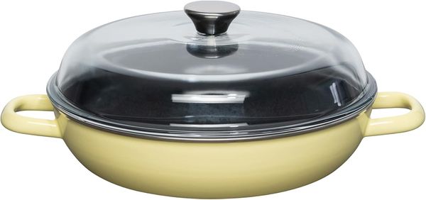 Riess Schmorpfanne mit Deckel, lemon, Ø 28 cm
