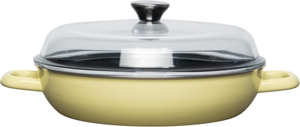 Riess Schmorpfanne mit Deckel, lemon, Ø 28 cm