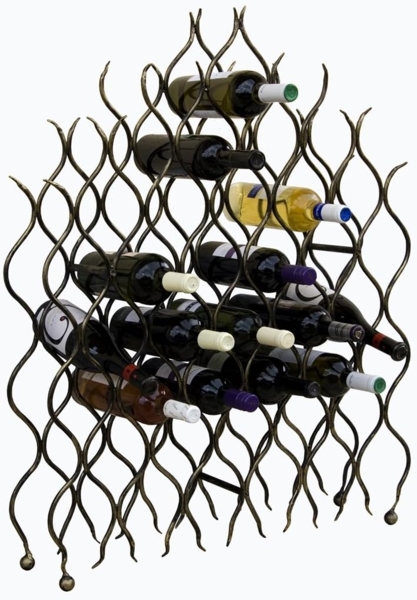 Weinregal "Grand Feu" Metall Schmiedeeisen für 40 Flaschen Flasc