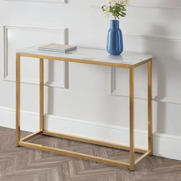Julian Bowen Scala Konsolentisch, Gold