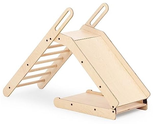 MamaToyz Holz Rutsche SlideMe | Natur | 160x50x100