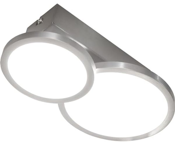 Deckenleuchte Wohnzimmer Deckenlampe dimmbar 2 Flammig 61400201