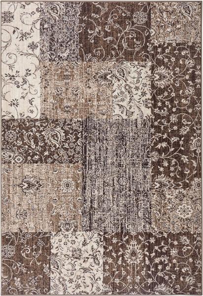 Kurzflor Teppich Kirie Taupe - 120x170x0,9cm