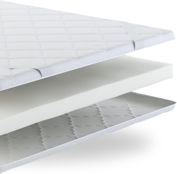 Kaltschaum Topper 200x140x6cm 212g Bezug (200.140.06-KAS) [ROW1398] Bild 4