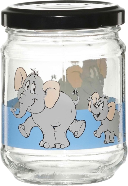 Ritzenhoff & Breker HAPPY ZOO Elefantenkind Eddie Verschlussglas - A