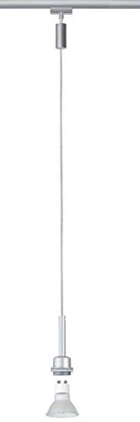 Paulmann URail Schienensystem DecoSystems LED Pendel Blanko 1x3,5W GZ10 230V Chrom matt Metall6152
