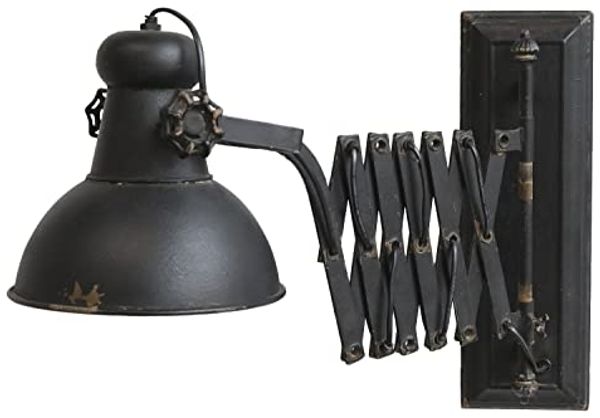 Wandlampe Wandleuchte Lampe Metall 60W Ausziehbar Factory Chic Antique 71014924