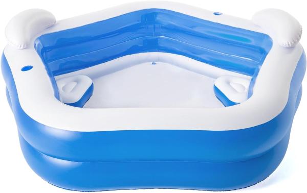 Bestway 'Family Relax 213 x 206 x 69 cm' Fun Pool Swimmingpool fünfeckig