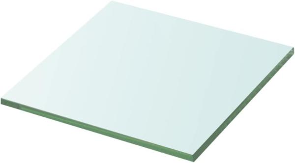 vidaXL Regalboden Glas Transparent 30x30 cm 243811