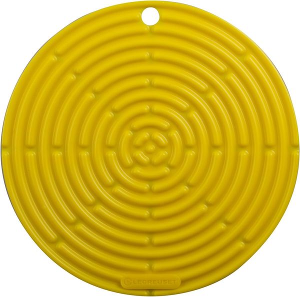 Le Creuset Silikon Topflappen rund citrus