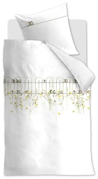 Marjolein Bastin Mako Satin Bettwäsche Hurdle, Größe 135x200/80x80 cm, multi