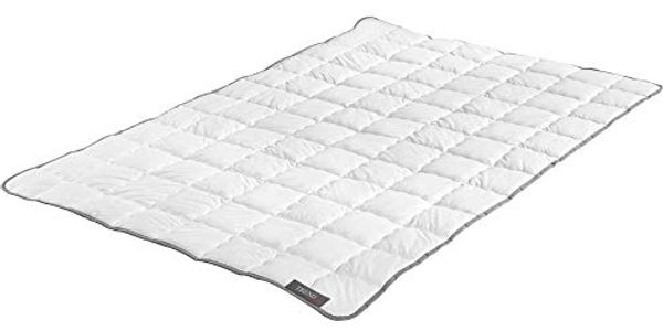 Badenia Bettcomfort Steppbett Clean Cotton leicht, 155x200 cm, weiß