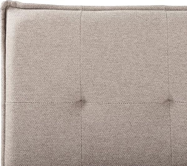 Wasserbett Kunstleinen LESTRE 180 x 200 cm Taupe Bild 6