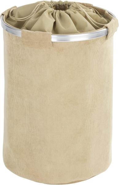 WENKO Wäschesack WENKO Wäschesammler Cordoba in beige - 68 L (Einteiler, 1 St, Wäschekorb), Flexibler strapazierfähiger Wäschesack