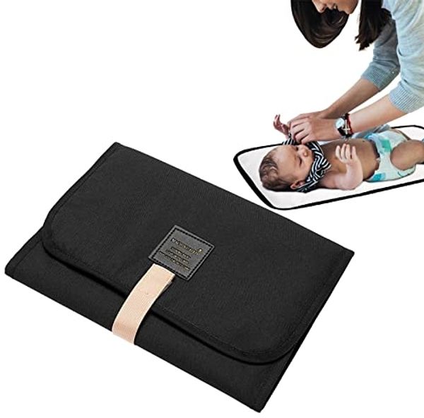 Baby Wickelunterlage – Faltbare Baby Wickelunterlage | Wasserdichte Reise Wickelunterlage für Neugeborene, erweiterte gepolsterte Wickelunterlage Babyparty Geschenke