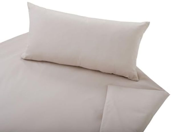 Cotonea Bio-Satin Bettwäsche Classic|135x200 cm + 40x80 cm| kaschmir