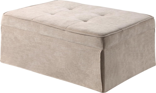 ATLFG Atlantic Home Collection Multifunktionshocker Finn, extra breit, 100 x 70 x 41 cm, Creme