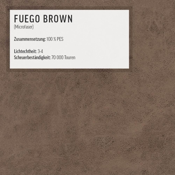 Mivano Levana Boxspringbett mit Sockel aus Eiche, 7-Zonen-Federkern, Matratzen H4 + Topper Premium, Mikrofaser, Braun, Liegefläche 200x200 cm Bild 6