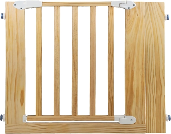 Absperrgitter Treppenschutzgitter Echtholz für 85-95cm Durchgang 77cm Hoch