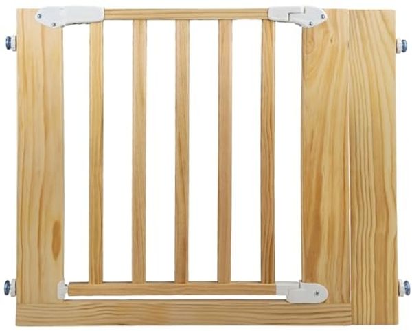 Absperrgitter Treppenschutzgitter Echtholz für 85-95cm Durchgang 77cm Hoch