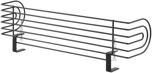 bremermann Herdschutzgitter zum Klemmen // für Herde bis 60 cm Breite // Kochstellenschutz (Schwarz)