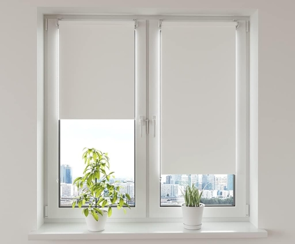 Verdunkelungsrollo Klemmfix ohne Bohren 45x150 cm Dunkelblau Verdunklungsrollo Fensterrollo Rollo Seitenzugrollo Klemmrollo für Fenster & Tür Bild 7