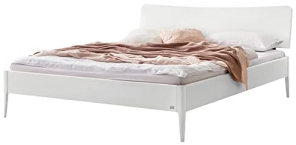 Hasena Lounge Spezia 180x210 MDF weiss - Fusshöhe 20 cm Massivholzbett