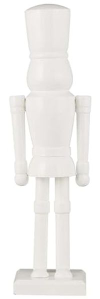 IB Laursen Nussknacker weiß H=21 Holz stehend Weihnachten Deko Figur Skandi Top