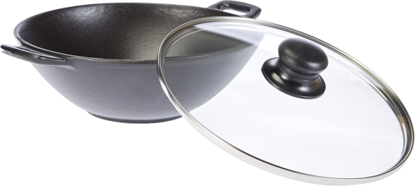 kela Wok Mini, Induktionsgeeignet, Glasdeckel, Stäbchen, Holzzange Bild 3