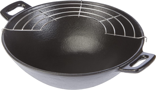 kela Wok Mini, Induktionsgeeignet, Glasdeckel, Stäbchen, Holzzange Bild 7