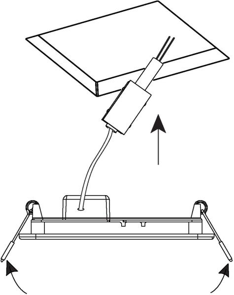 Eglo 99181 Einbauleuchte FUEVA 5 weiß L:21,6 B:21,6cm 4000K Bild 6
